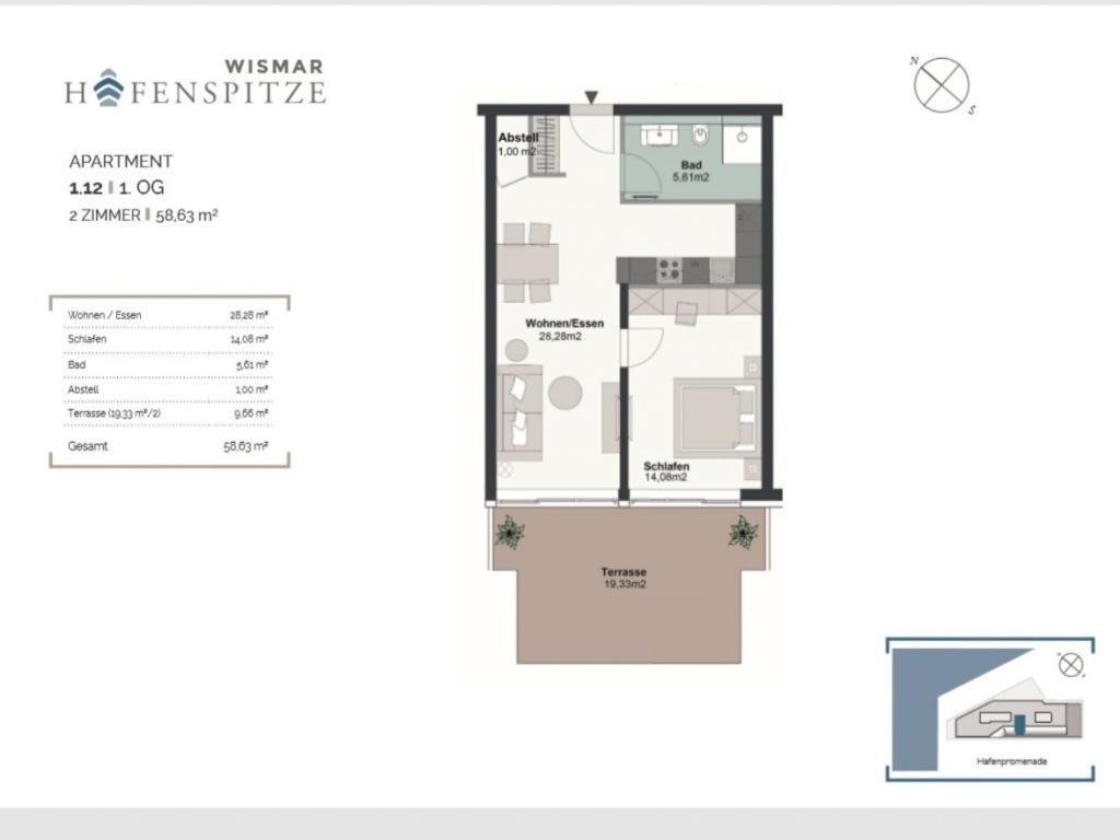 Hafenspitze App 12 Appartement Wißmar Buitenkant foto